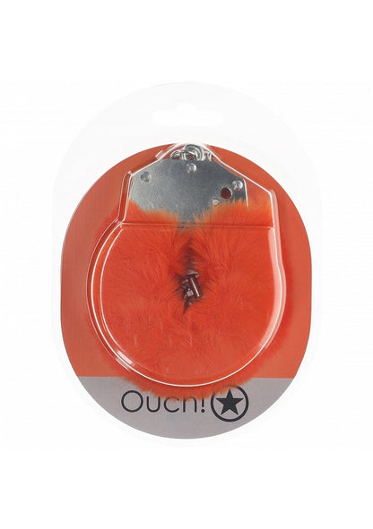Shots - Ouch! - Heavy-duty Fluffy Handcuffs - Orange