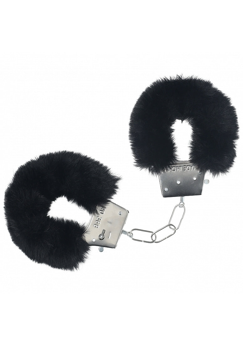 Shots - Ouch! - Classic Fluffy Handcuffs - Black