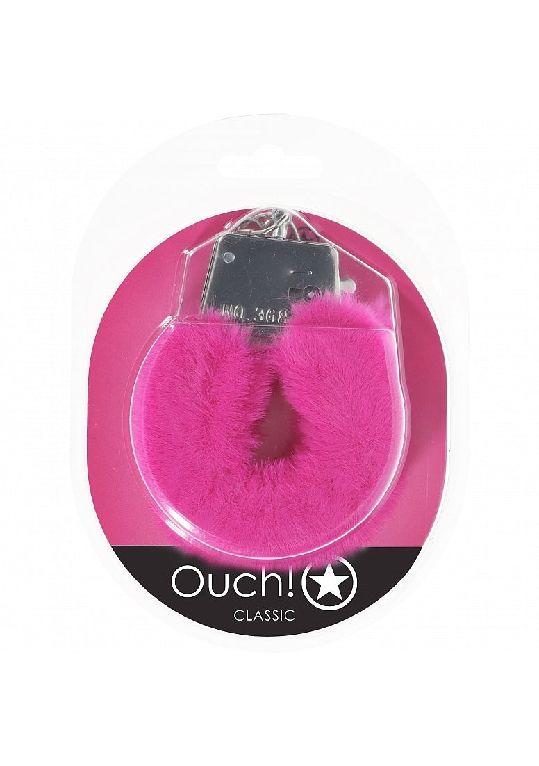 Shots - Ouch! - Classic Fluffy Handcuffs - Pink