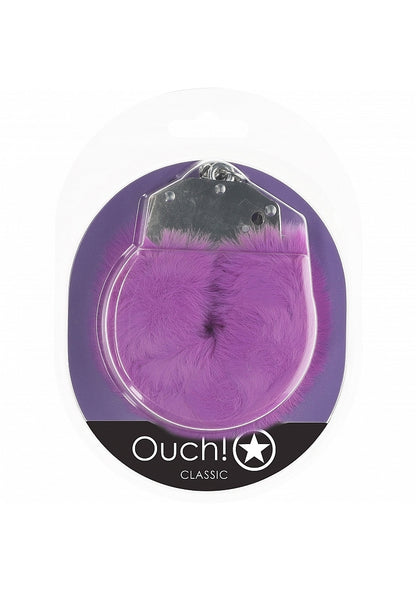 Shots - Ouch! - Classic Fluffy Handcuffs - Purple