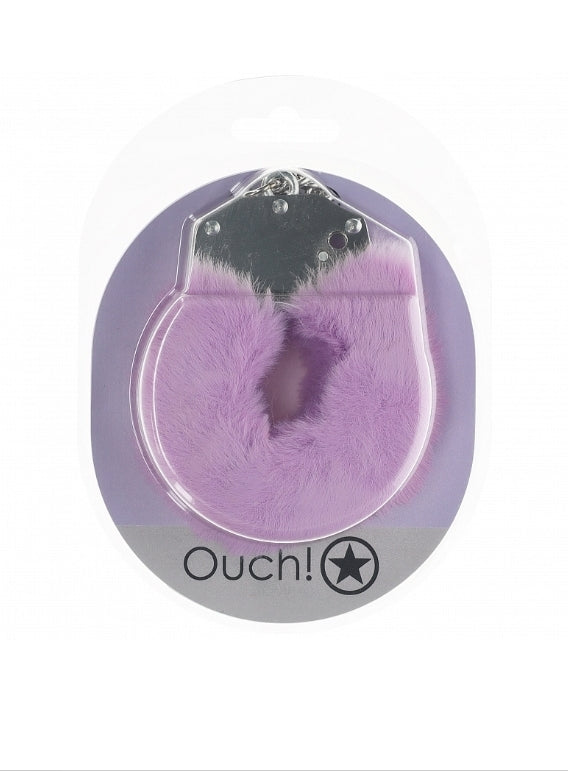 Shots - Ouch! - Heavy-duty Fluffy Handcuffs - Lavander