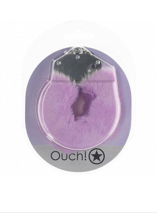 Shots - Ouch! - Heavy-duty Fluffy Handcuffs - Lavander