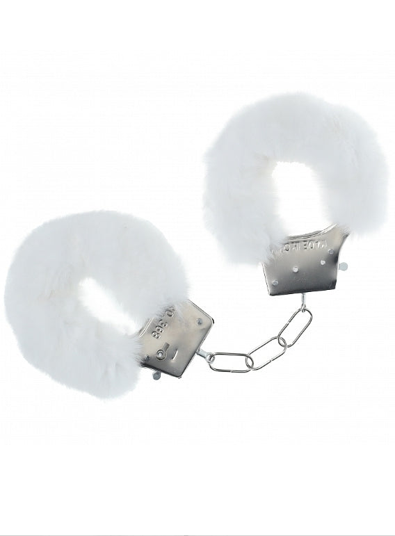 Shots - Ouch! - Classic Fluffy Handcuffs - White