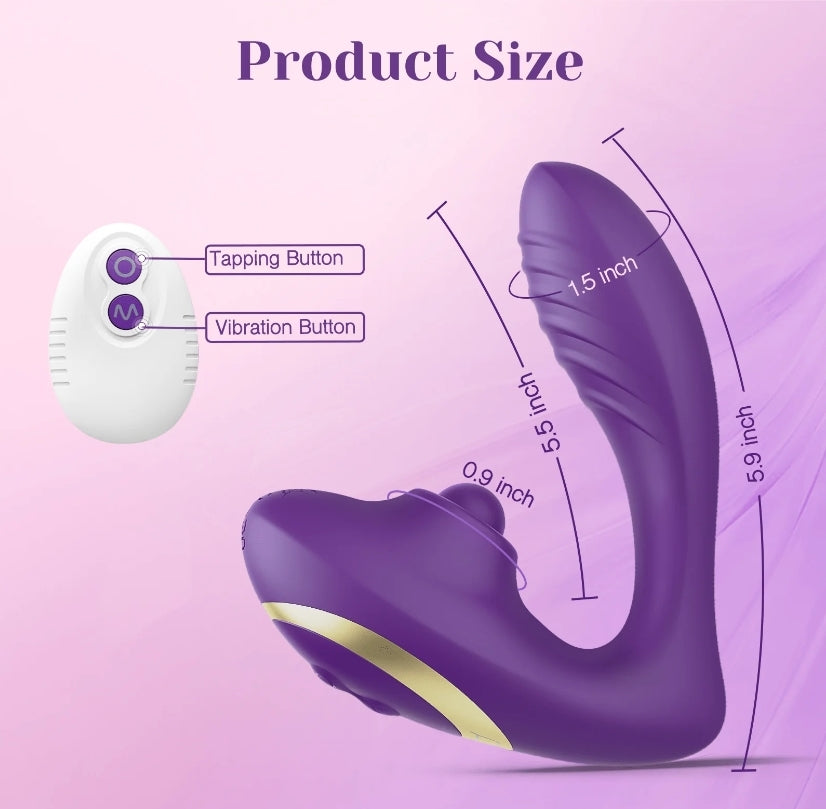 OG POP Tapping Vibrator Purple
