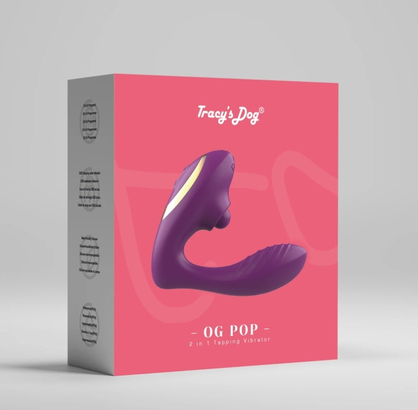 OG POP Tapping Vibrator Purple