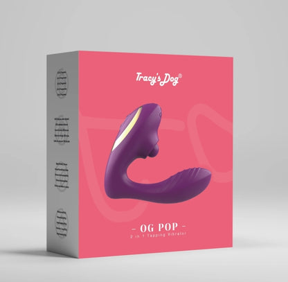 OG POP Tapping Vibrator Purple