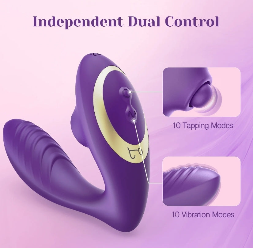 OG POP Tapping Vibrator Purple