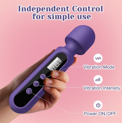 Wand Vibrator Kits with LCD Display