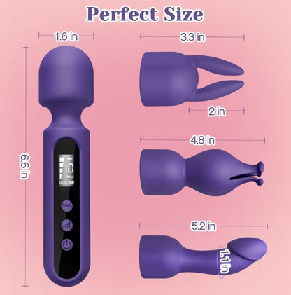 Wand Vibrator Kits with LCD Display