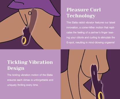 Elatia Finger & Brush Rabbit Vibrator Red