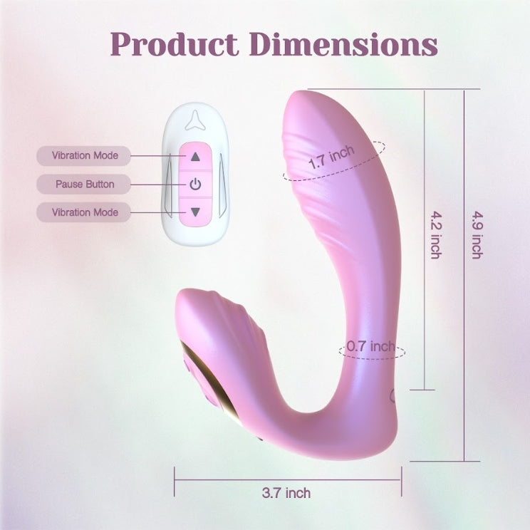 OG Dual Vibe Couple Vibrator Pearly Pink
