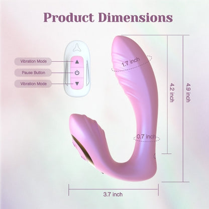 OG Dual Vibe Couple Vibrator Pearly Pink