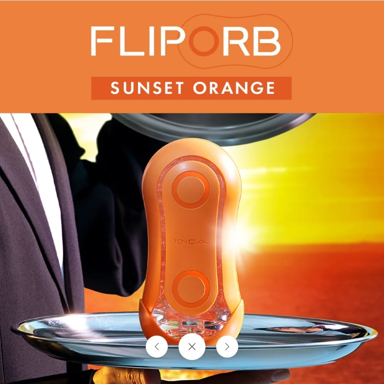 Tenga FLIP ORB Sunset Orange