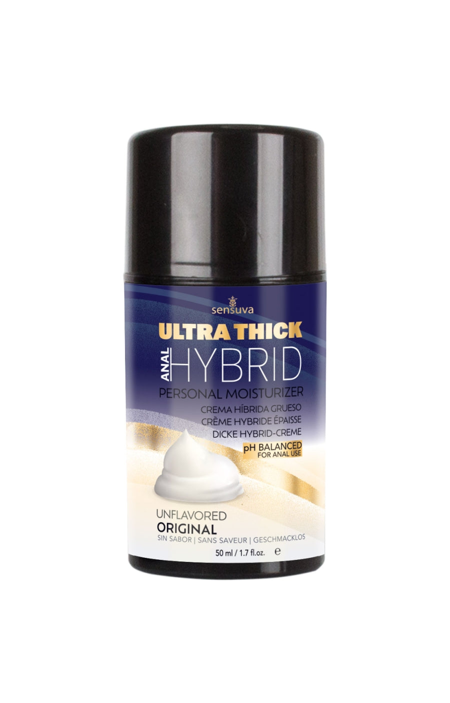 Ultra-Thick Hybrid Personal Moisturizer - Anal High pH Formula - Original Unflavored 1.7 fl. oz. (5...