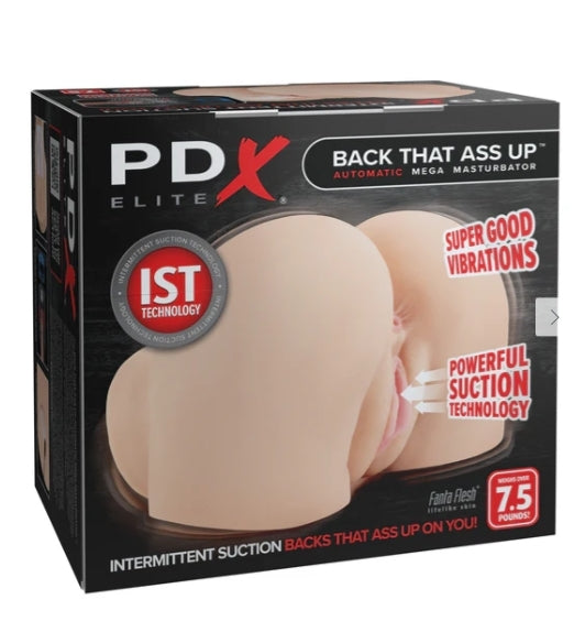 PDX Elite Back That Ass Up Automatic Mega Masturbator Light