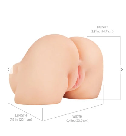 PDX Elite Shake That Ass Vibrating Mega Masturbator Light