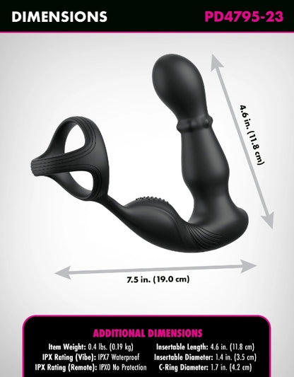 Anal Fantasy Elite Ass-gasm Slide & Glide - Black