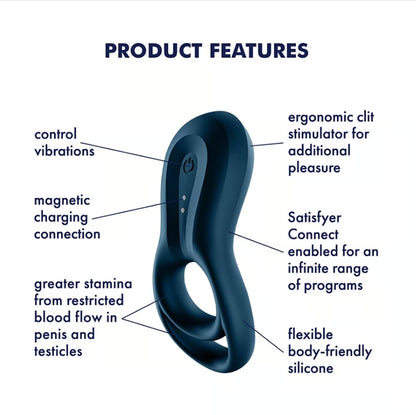 Satisfyer Epic Duo Dark Blue