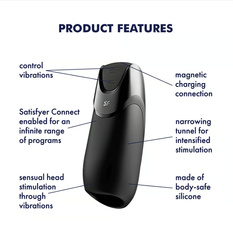 Satisfyer Men Vibration+ Black