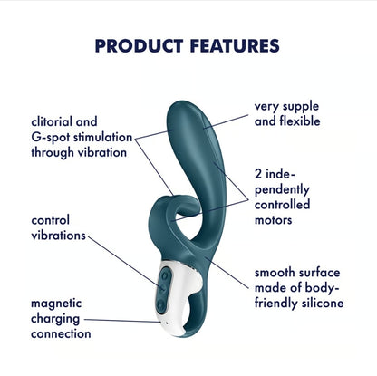 Satisfyer Hug Me Grayblue