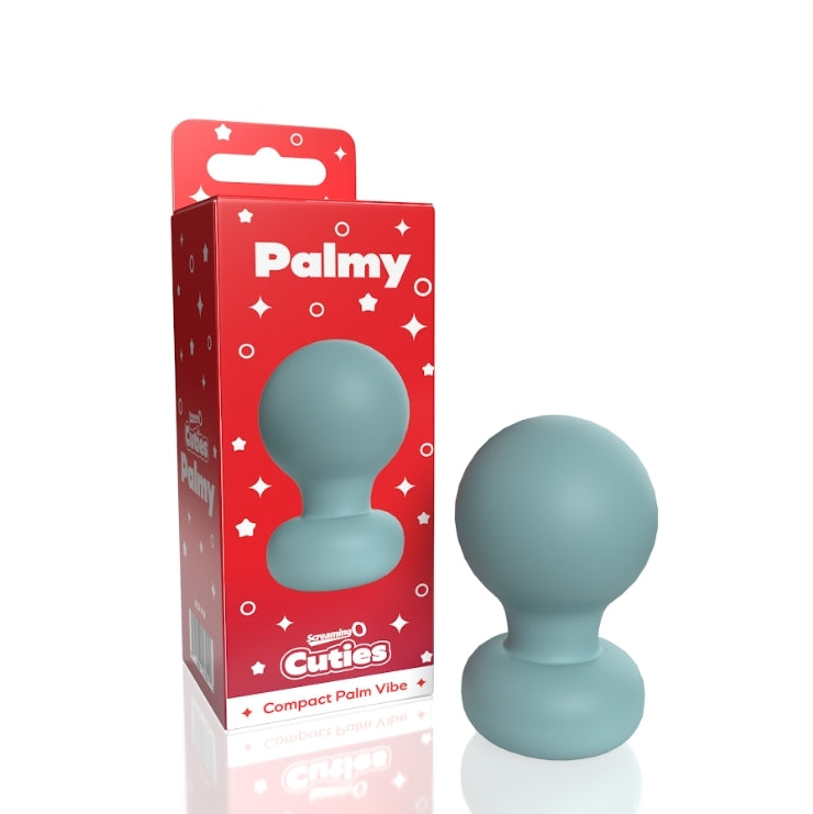Screaming O - Cuties Palmy Palm Vibrator - Powder Blue