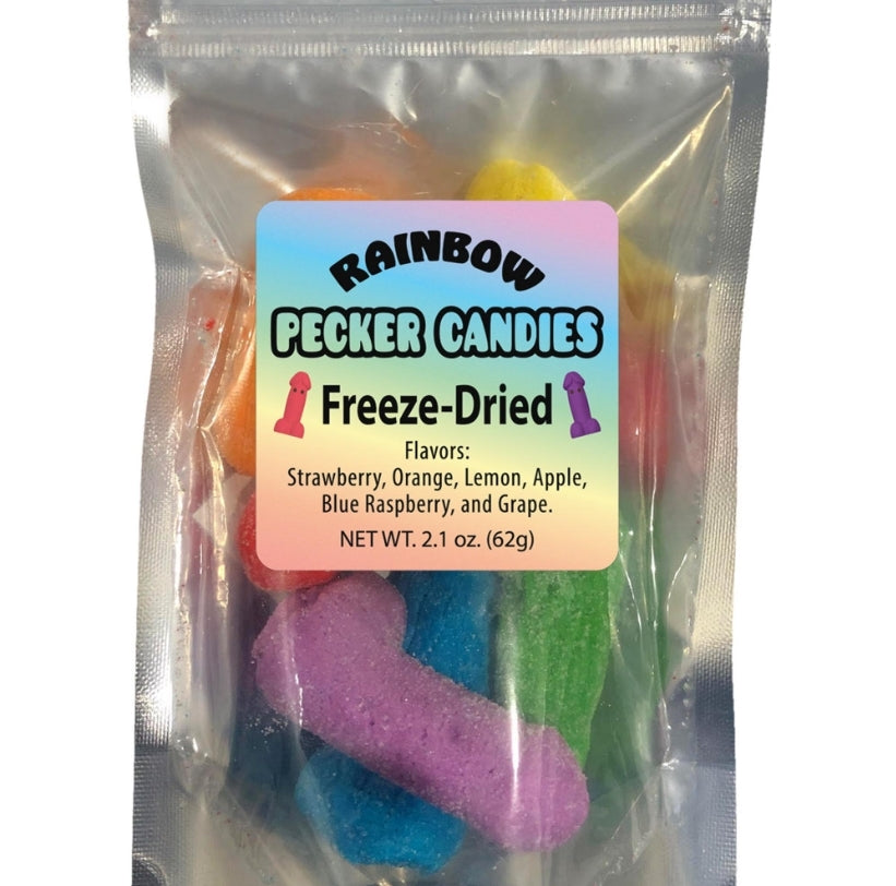 Kheper - Edibles - Freeze Dried Rainbow Pecker Candies
