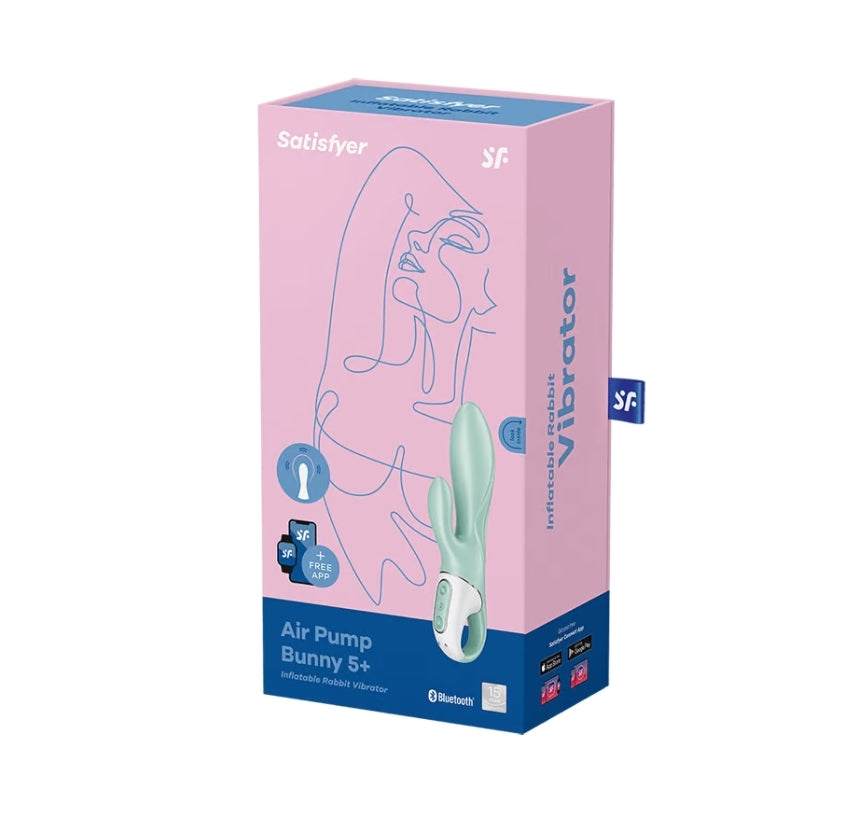 Satisfyer Air Pump Bunny 5+ Mint