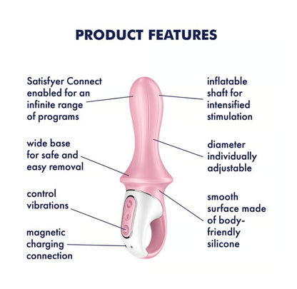 Satisfyer Air Pump Booty 5+ Pink