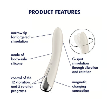 Satisfyer Spinning Vibe 1 Beige