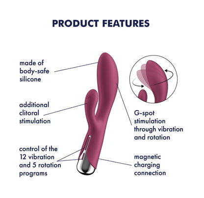 Satisfyer Spinning Rabbit 1 Red