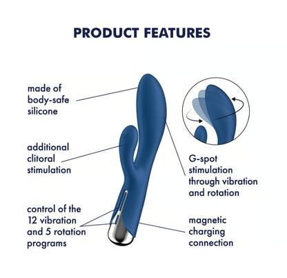 Satisfyer Spinning Rabbit 1 Blue