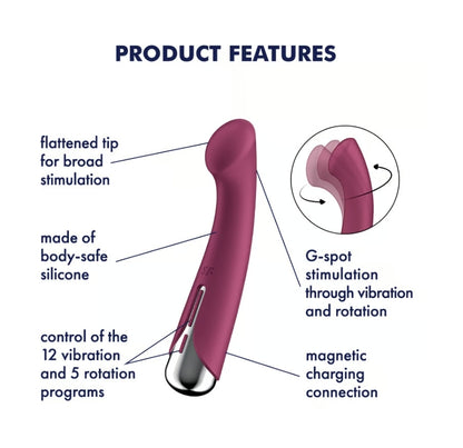 Satisfyer Spinning G Spot 1 Red