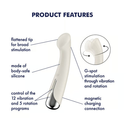 Satisfyer Spinning G Spot 1 Beige