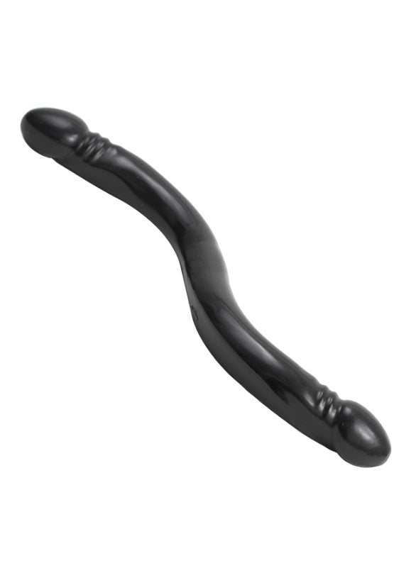 The Classic - Double Header Dong 18 Inch Smooth Black