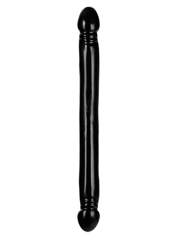 The Classic - Double Header Dong 18 Inch Smooth Black