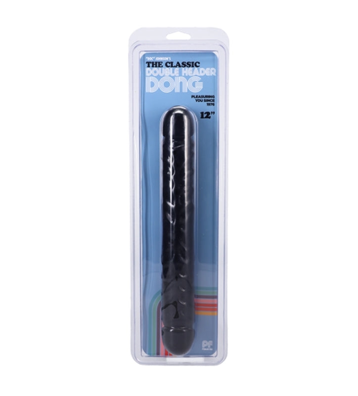 The Classic - Jr. Veined Double Header 12 Inch Black