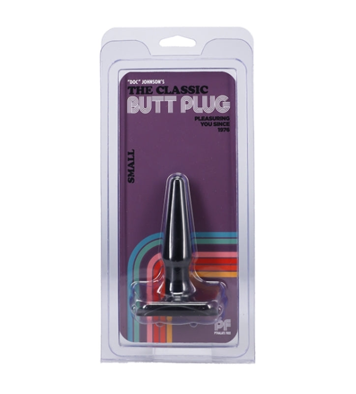 The Classic - Butt Plug Smooth Small Black