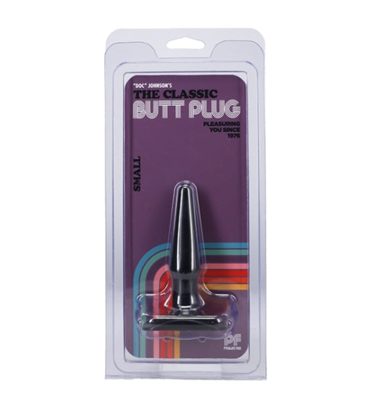 The Classic - Butt Plug Smooth Small Black