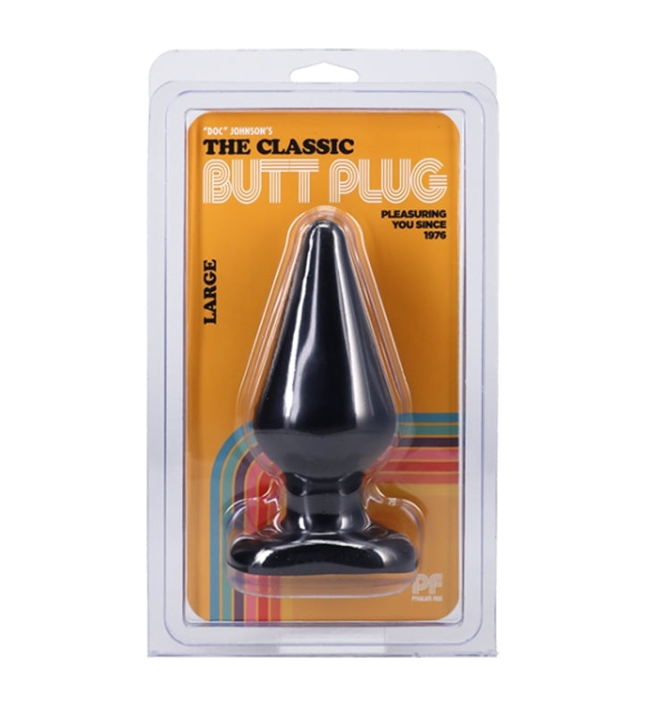 The Classic - Butt Plug Smooth Large Black