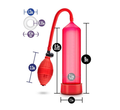 Blush - Performance - VX101 Male Enhancement Pump Red