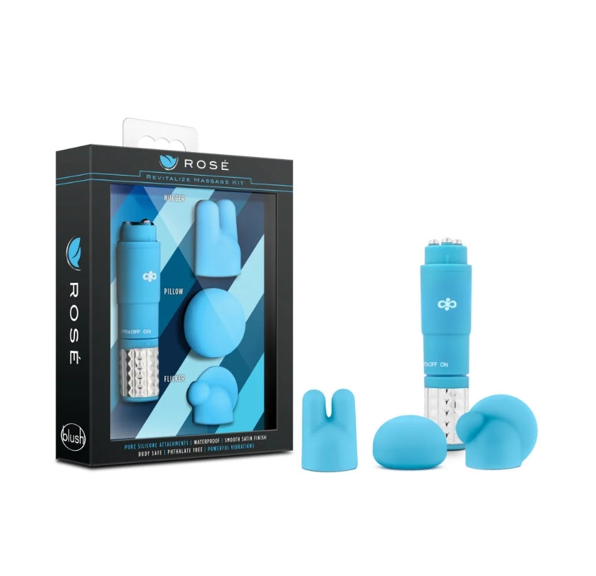 Blush - Rose - Revitalize Massage Kit - Blue