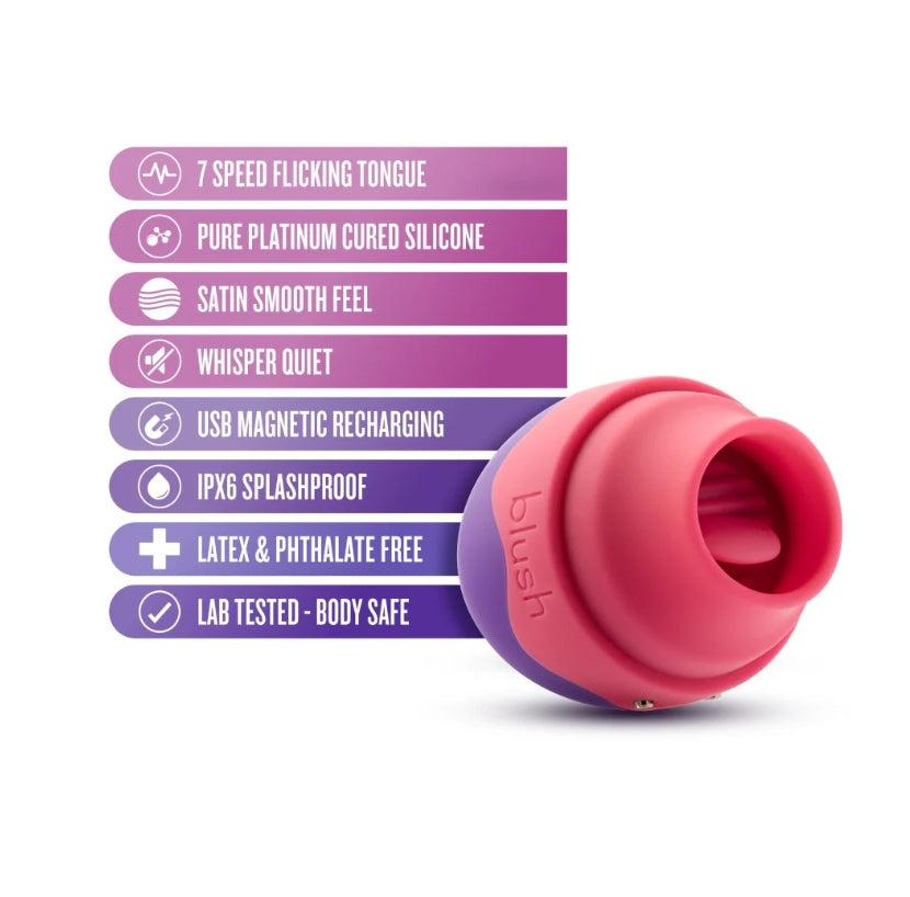 Blush - Aria - Flutter Tongue - Purple
