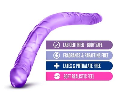 Blush - B Yours - 16" Double Dildo - Purple