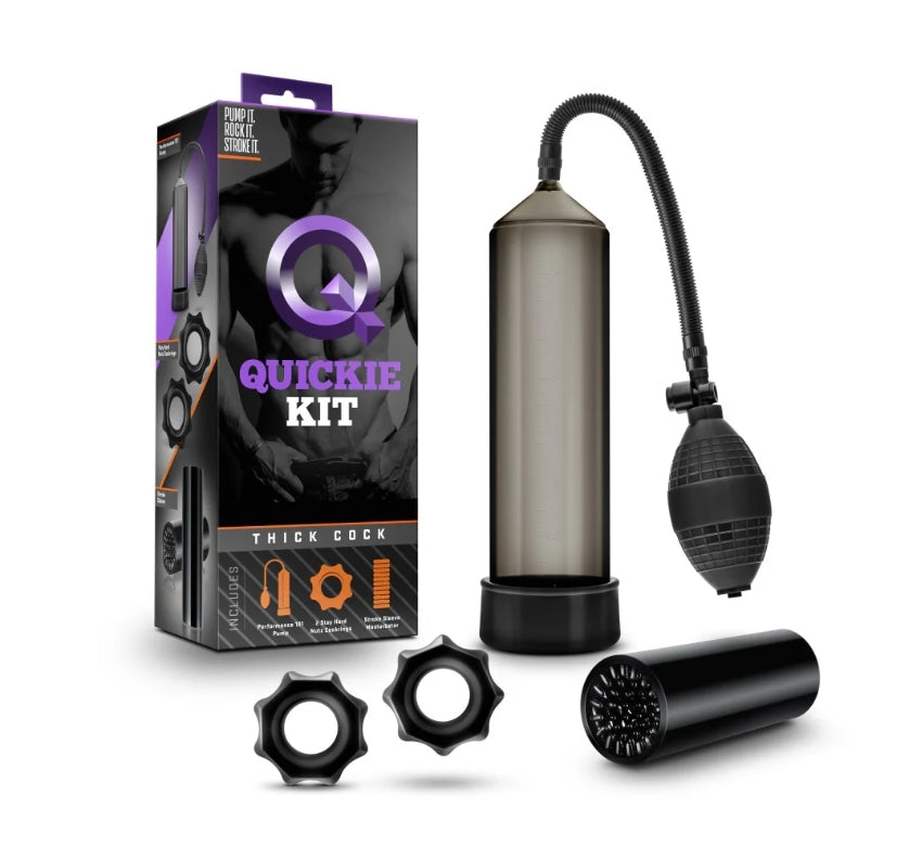 Blush - Quickie Kit - Thick Cock - Black