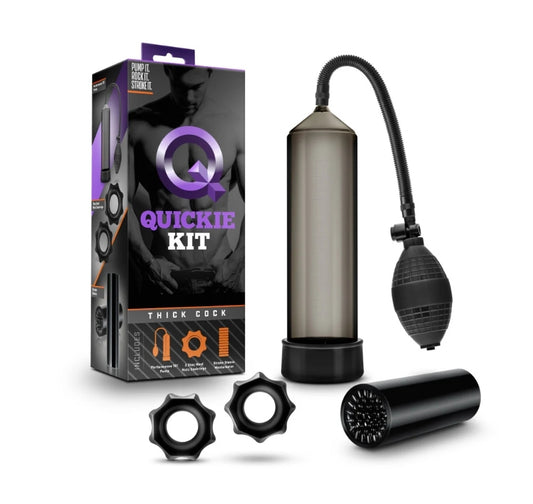 Blush - Quickie Kit - Thick Cock - Black