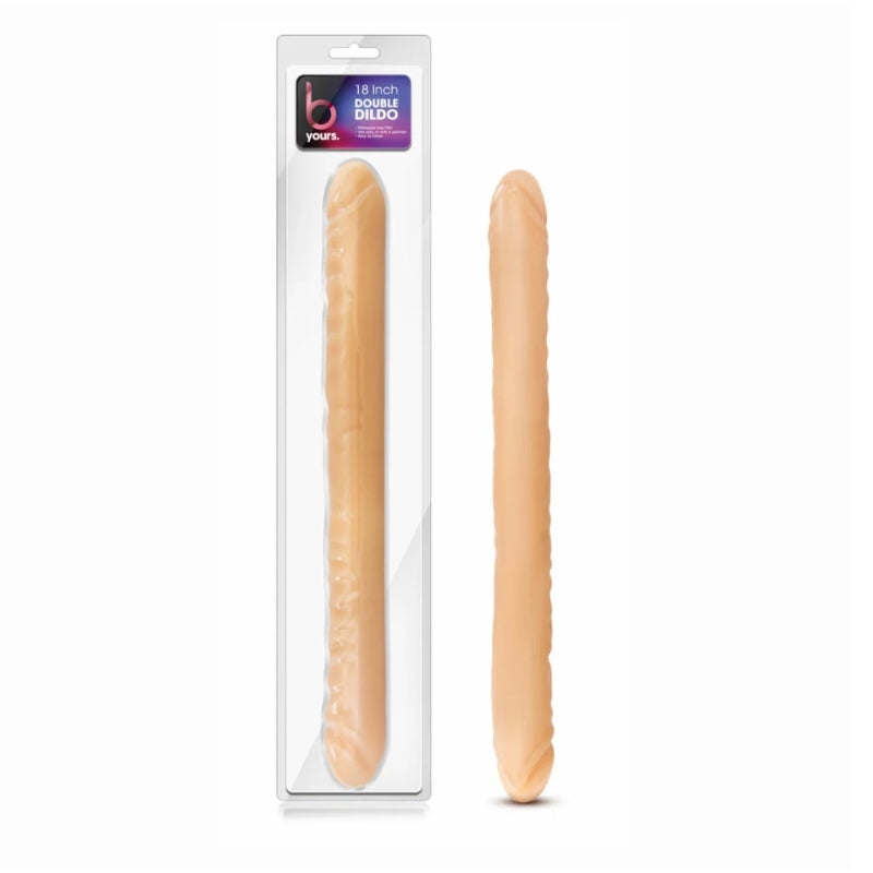 Blush - B Yours - 18" Double Dildo - Beige