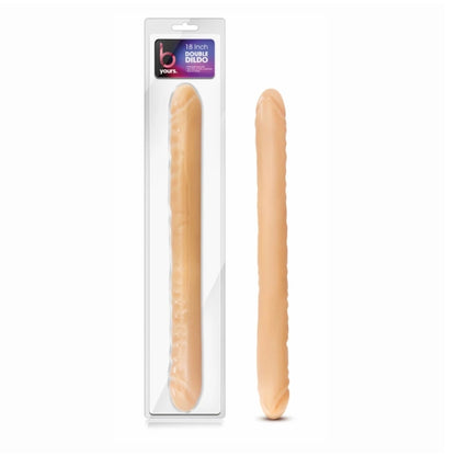 Blush - B Yours - 18" Double Dildo - Beige