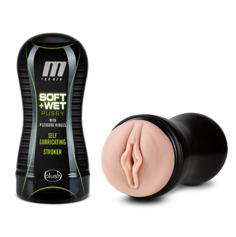 Blush -M for Men - Soft&Wet- Pussy w Pleasure Ridges- Self Lubricating