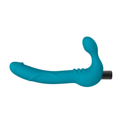 Blush - Temptasia - Luna - Strapless Silicone Dildo - Teal