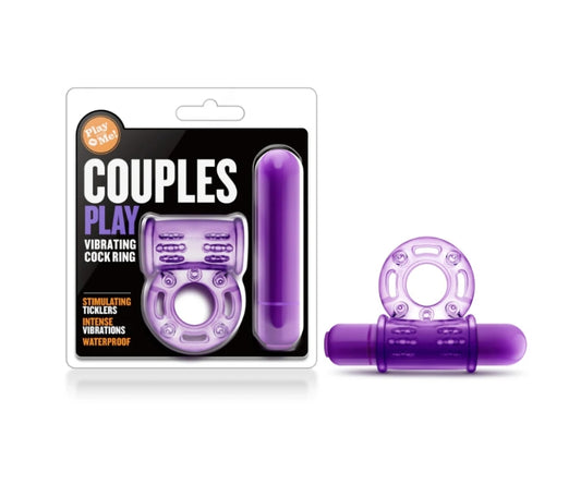 Blush - Play With Me - Couples Play - Vibrating Cockring - Purple